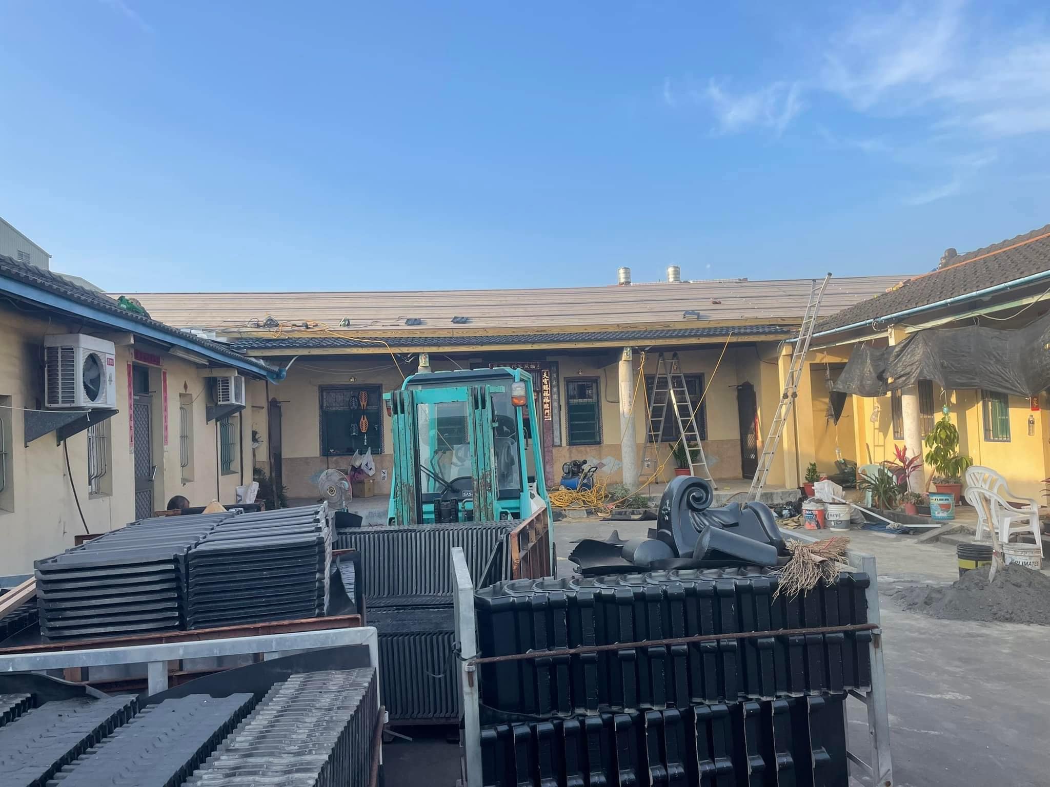 彰化三合院水泥瓦翻修工程