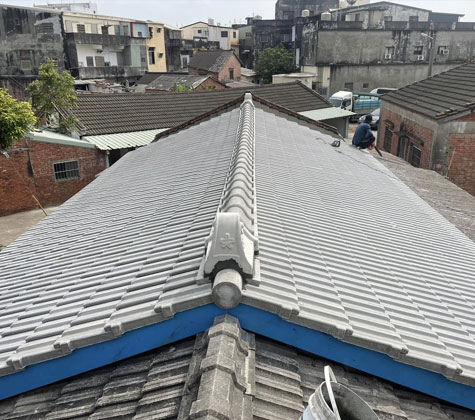 水泥瓦翻修工程